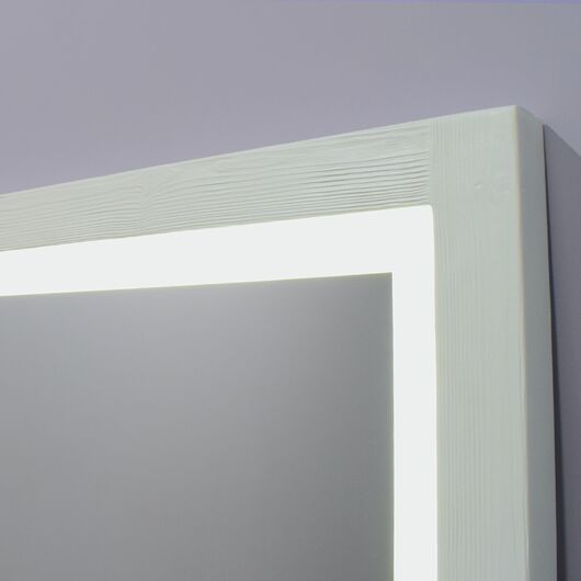 Гримерное зеркало с LED подсветкой в раме светлый, изображение 5