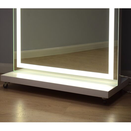 Гримерное зеркало с LED подсветкой без рамы, изображение 3